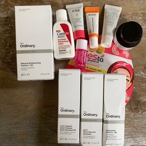 The Ordinary skincare bundle plus samples